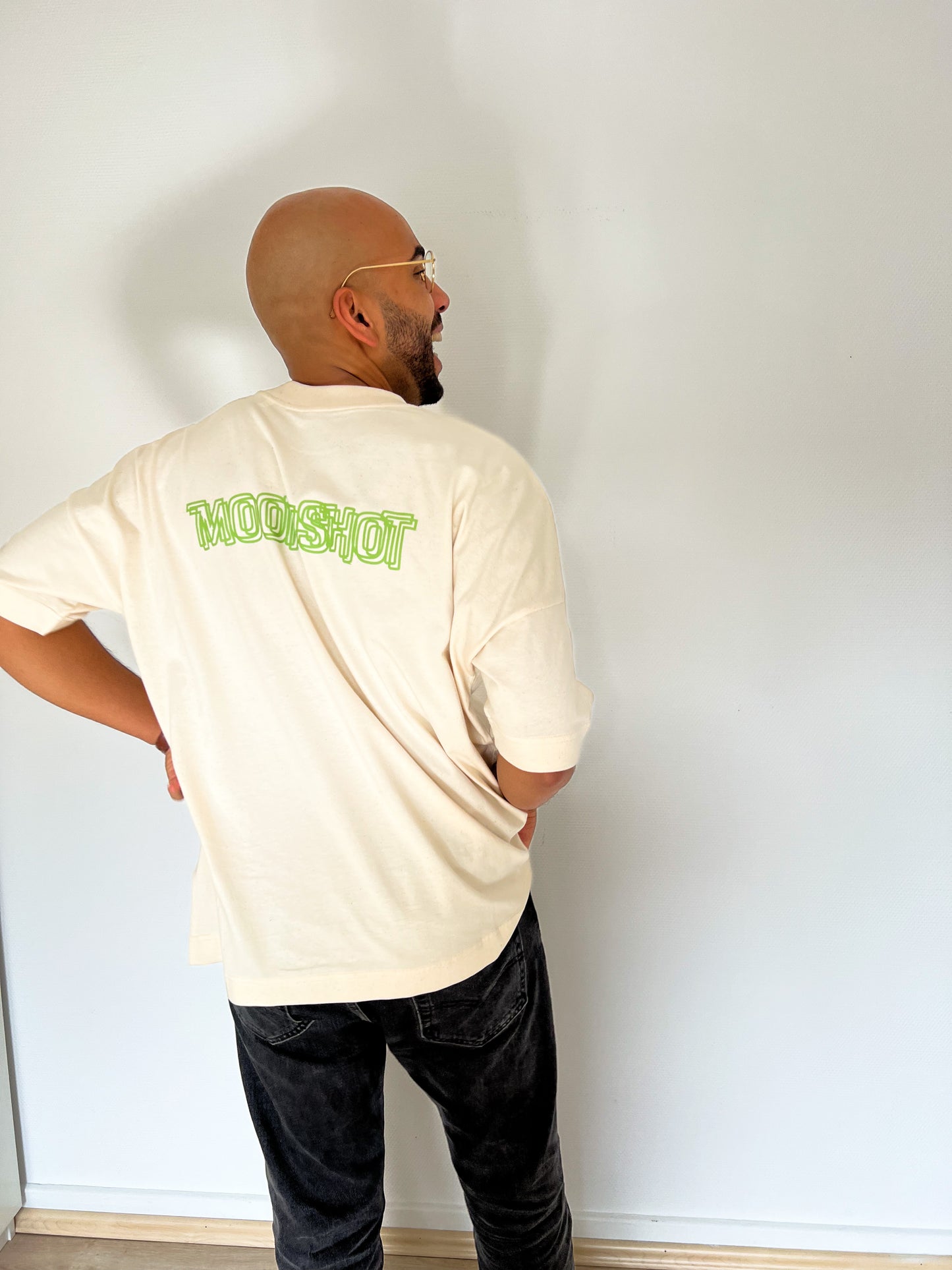 Tee Moonshot beige green