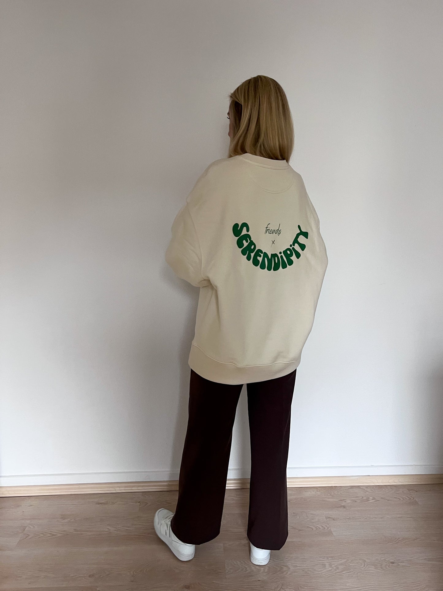 Crewneck Serendipity beige green
