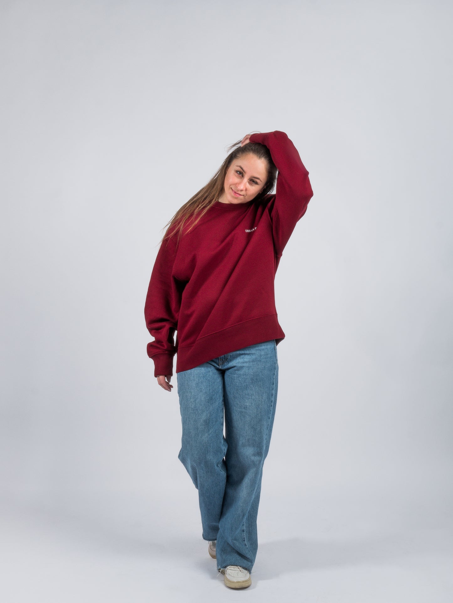 Crewneck Strangers bordeaux