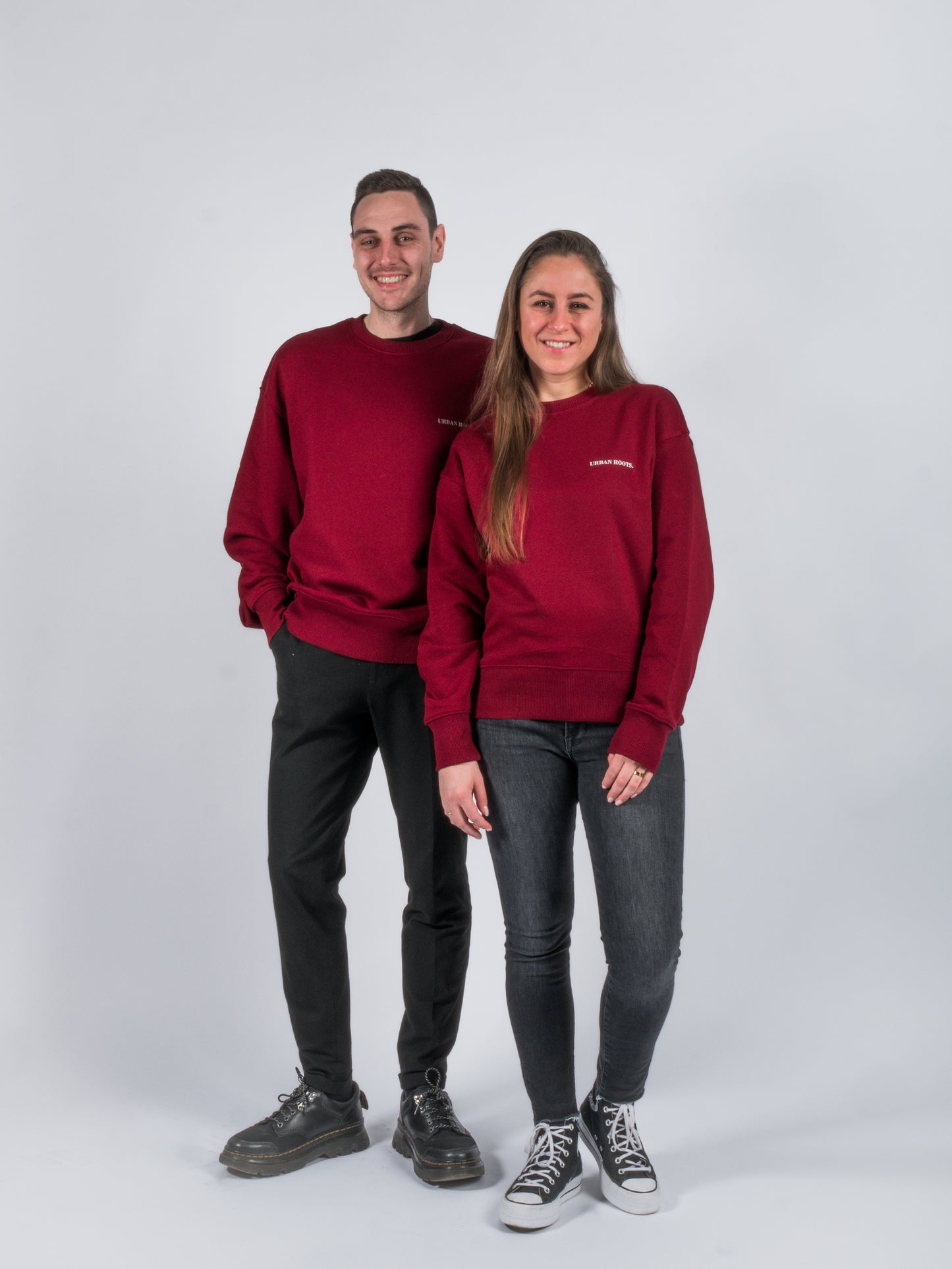 Crewneck Urban Roots bordeaux