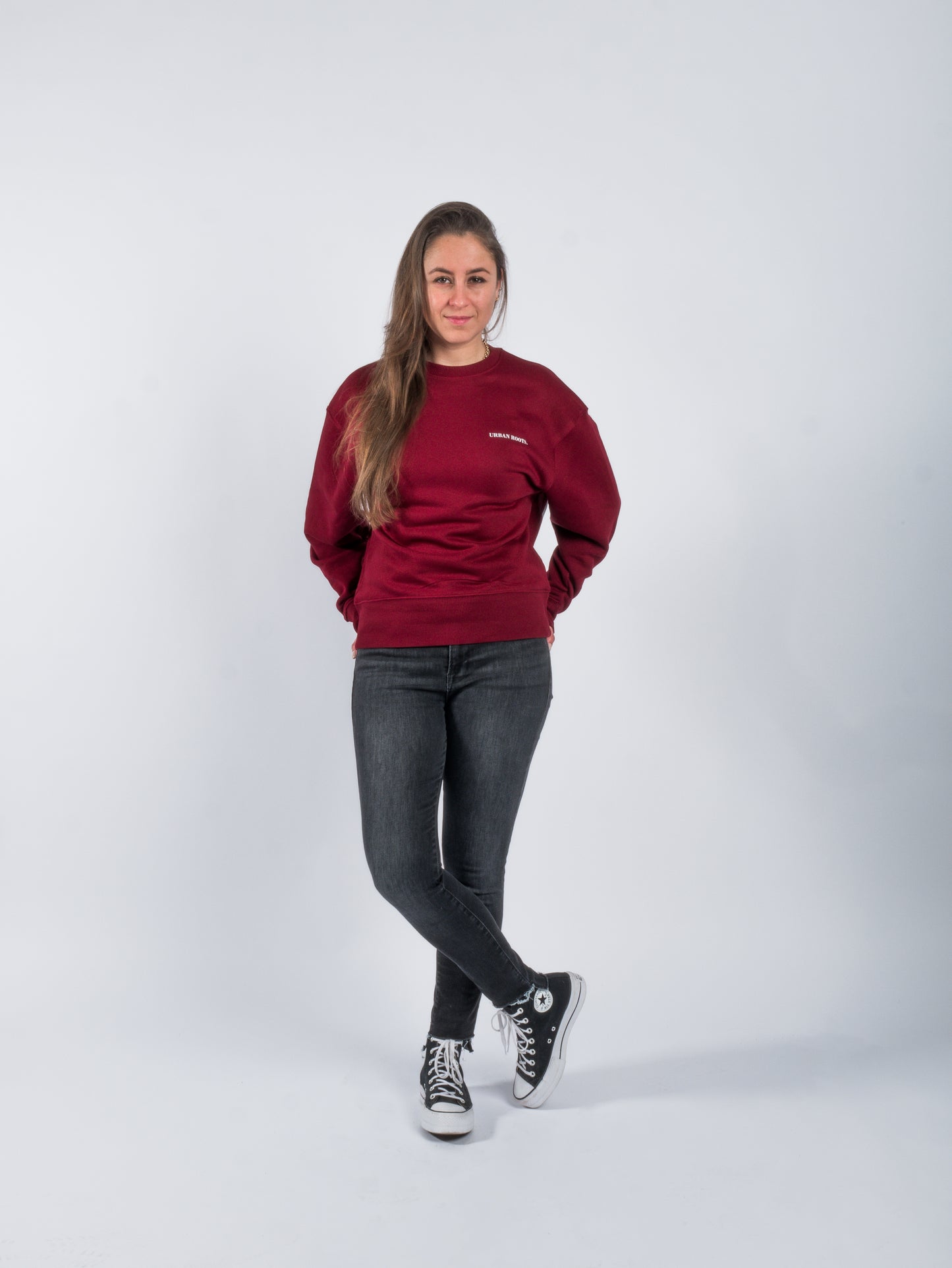 Crewneck Urban Roots bordeaux