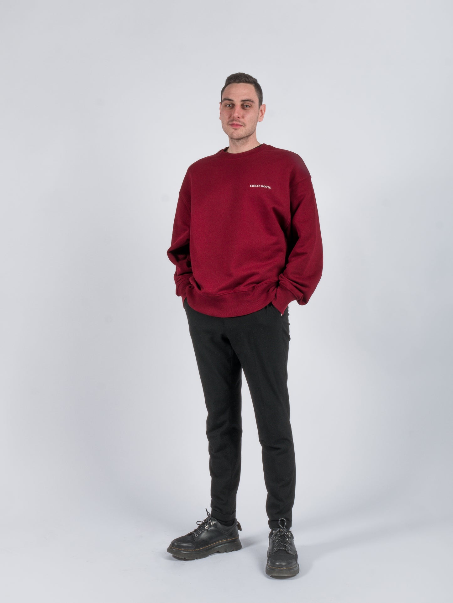 Crewneck Urban Roots bordeaux