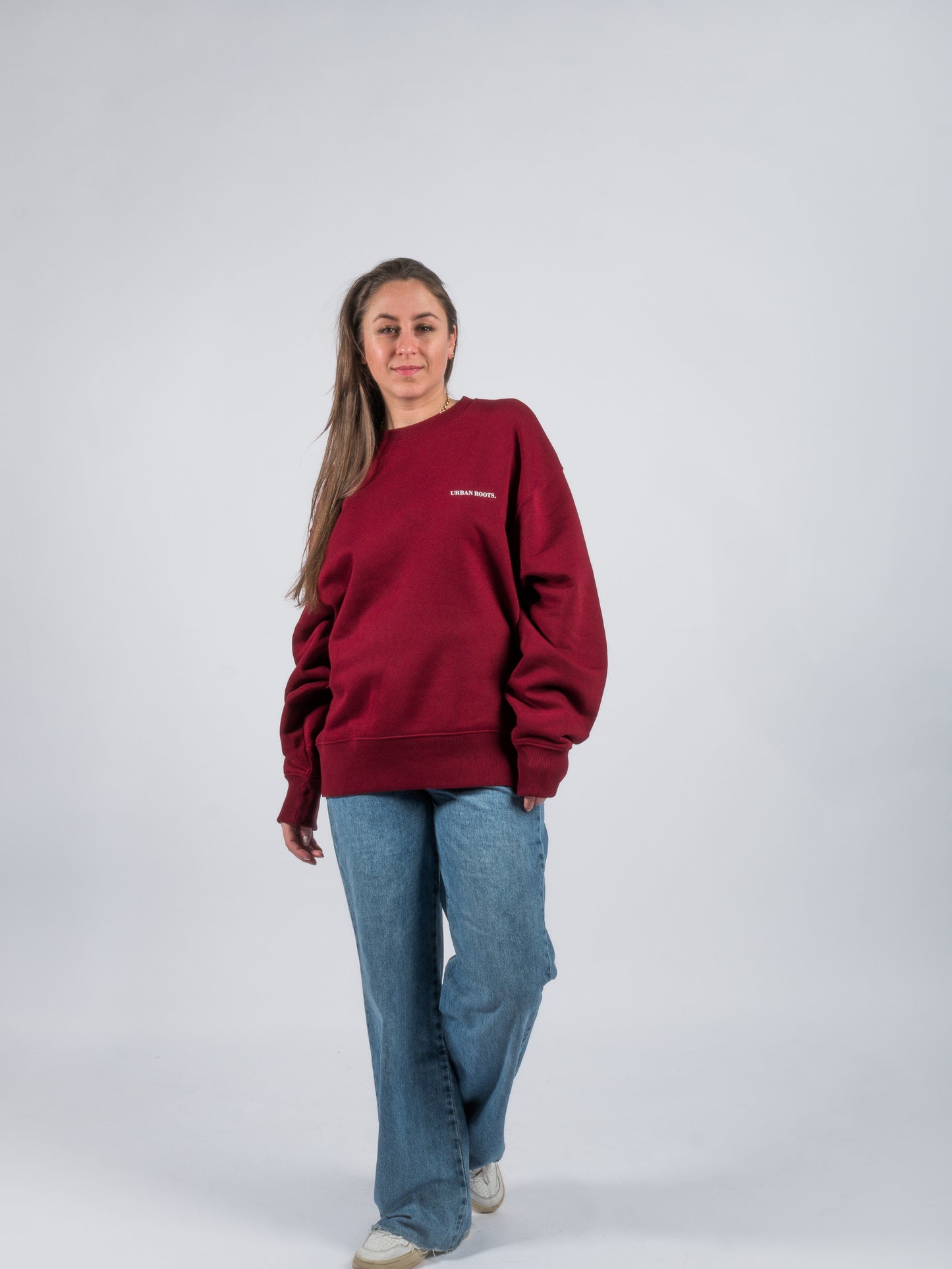 Crewneck Urban Roots bordeaux