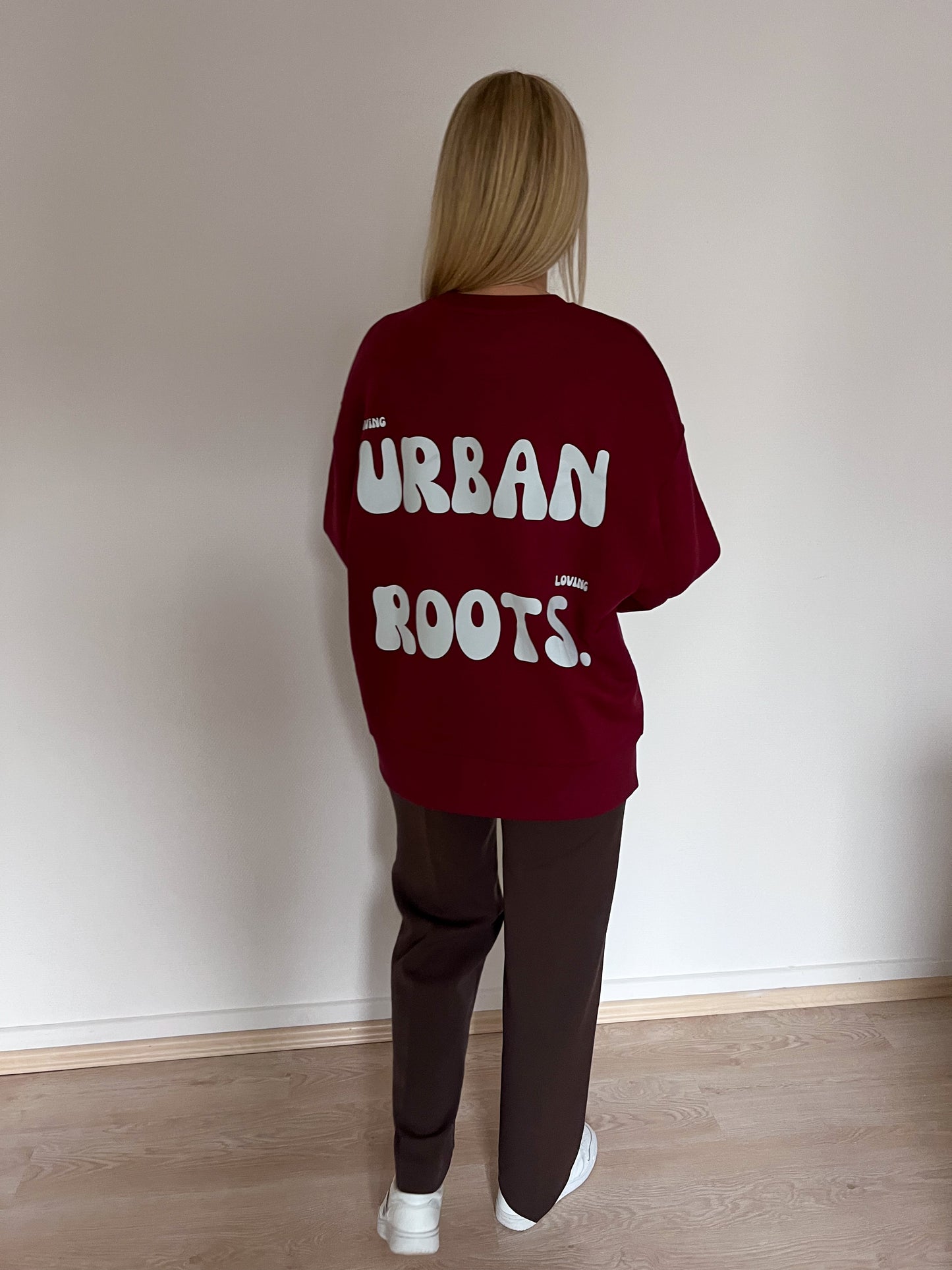 Crewneck Urban Roots bordeaux
