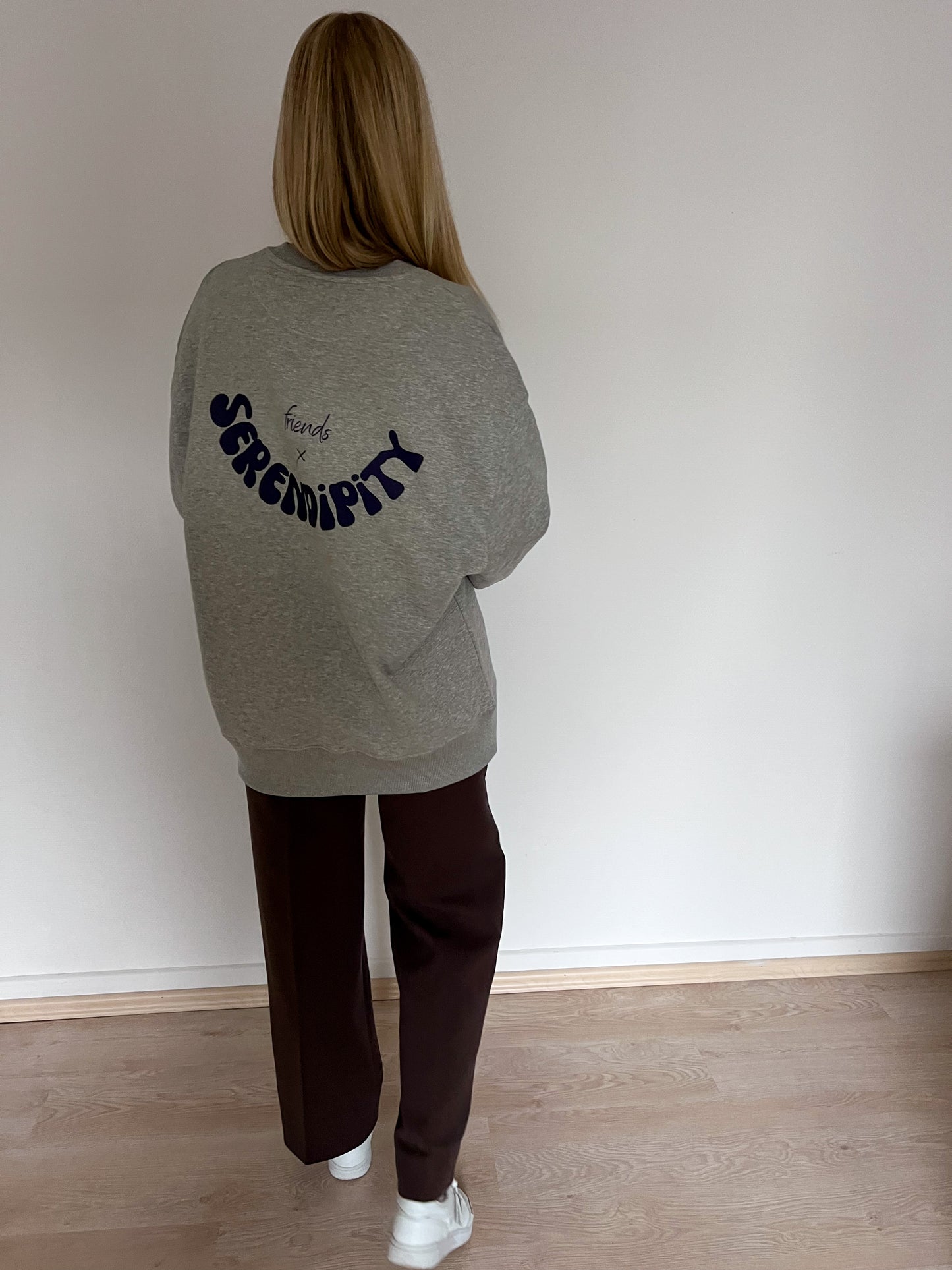 Crewneck Serendipity grey blue