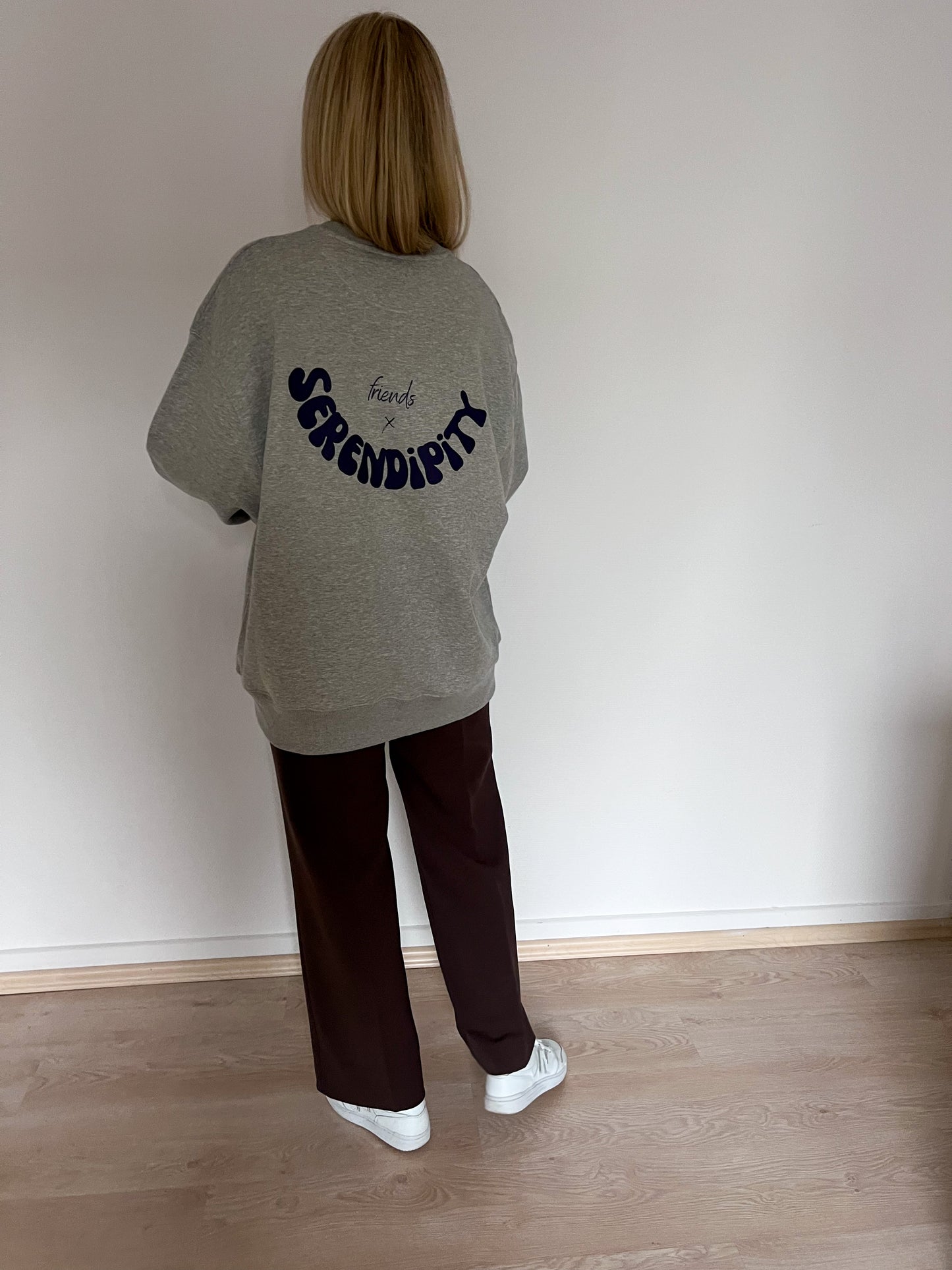 Crewneck Serendipity grey blue