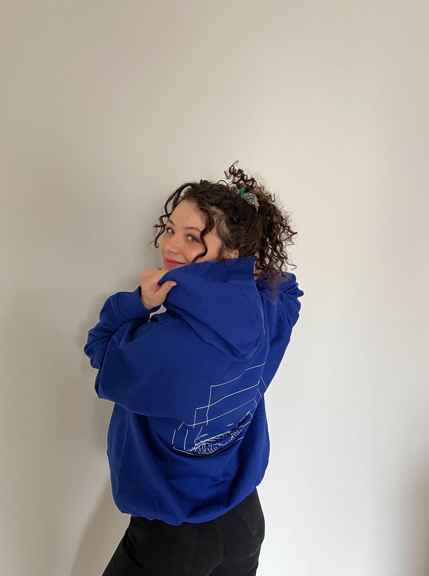 Hoodie Imagine blue