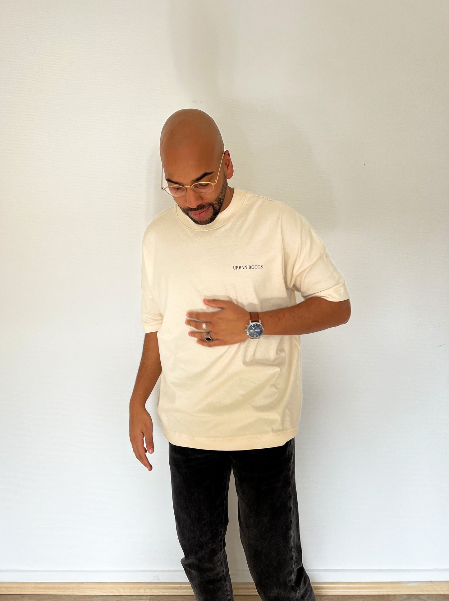 Tee Moonshot beige orange
