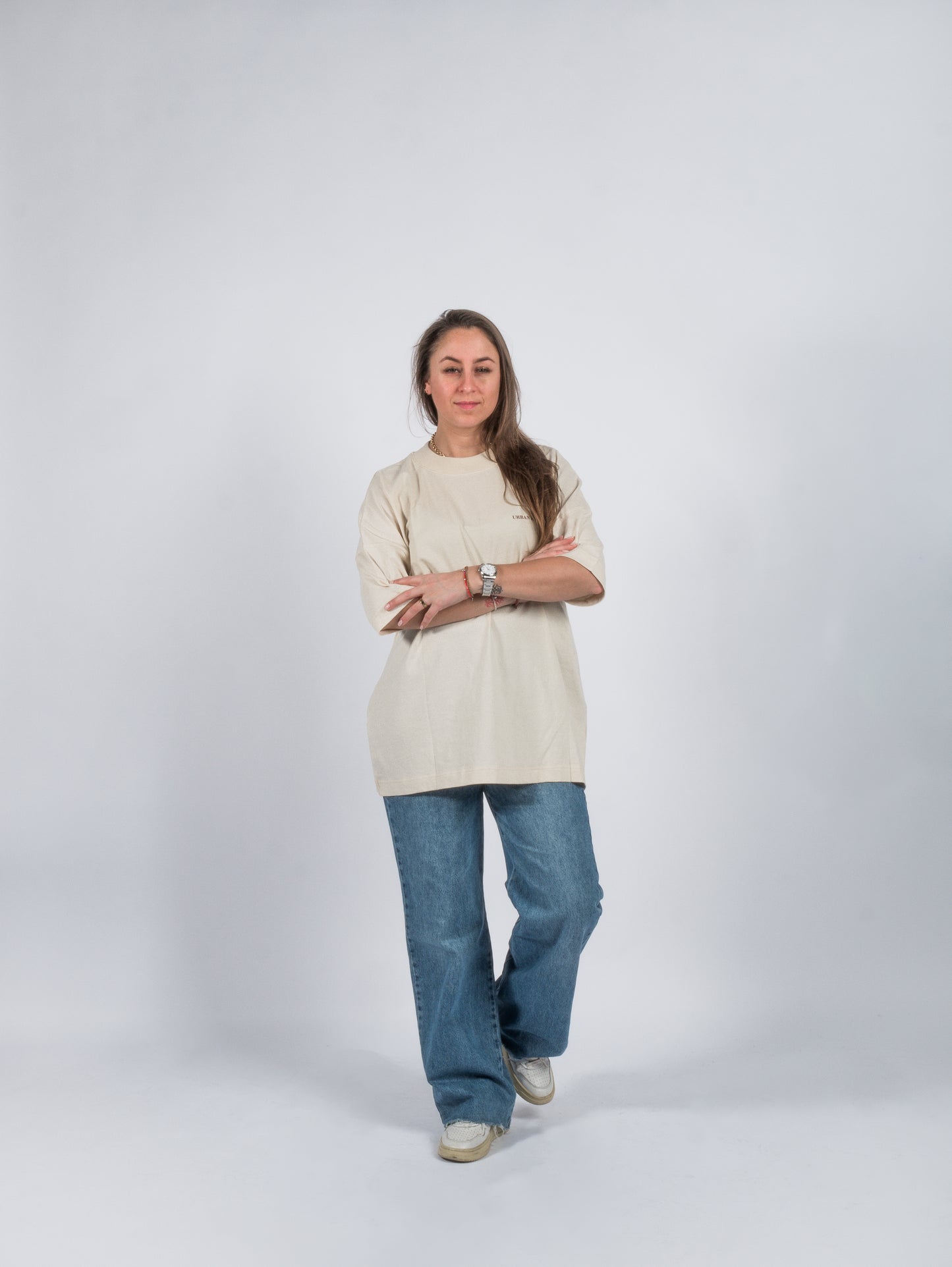 Tee Moonshot beige burgundy