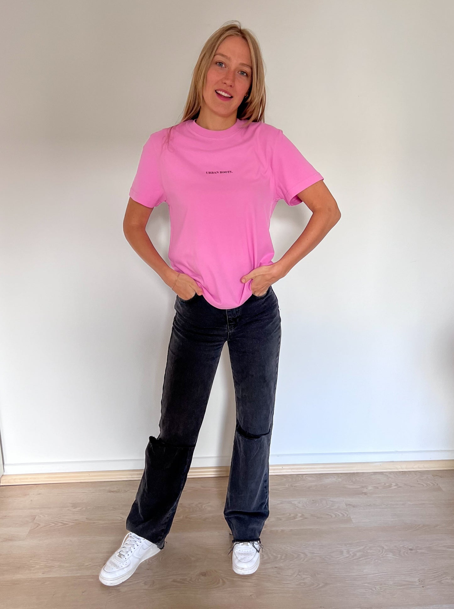 Tee serendipity pink burgundy