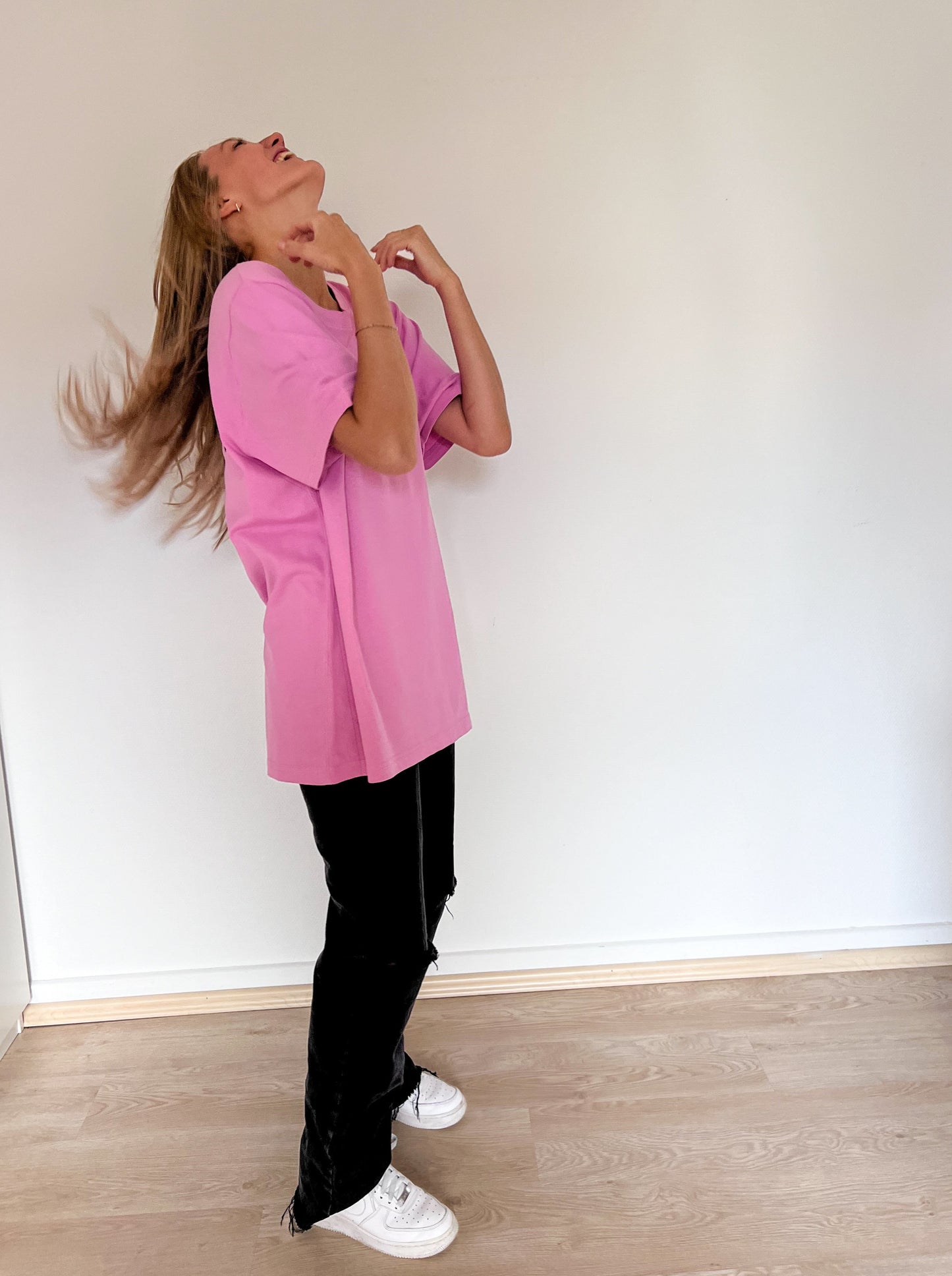 Tee serendipity pink burgundy