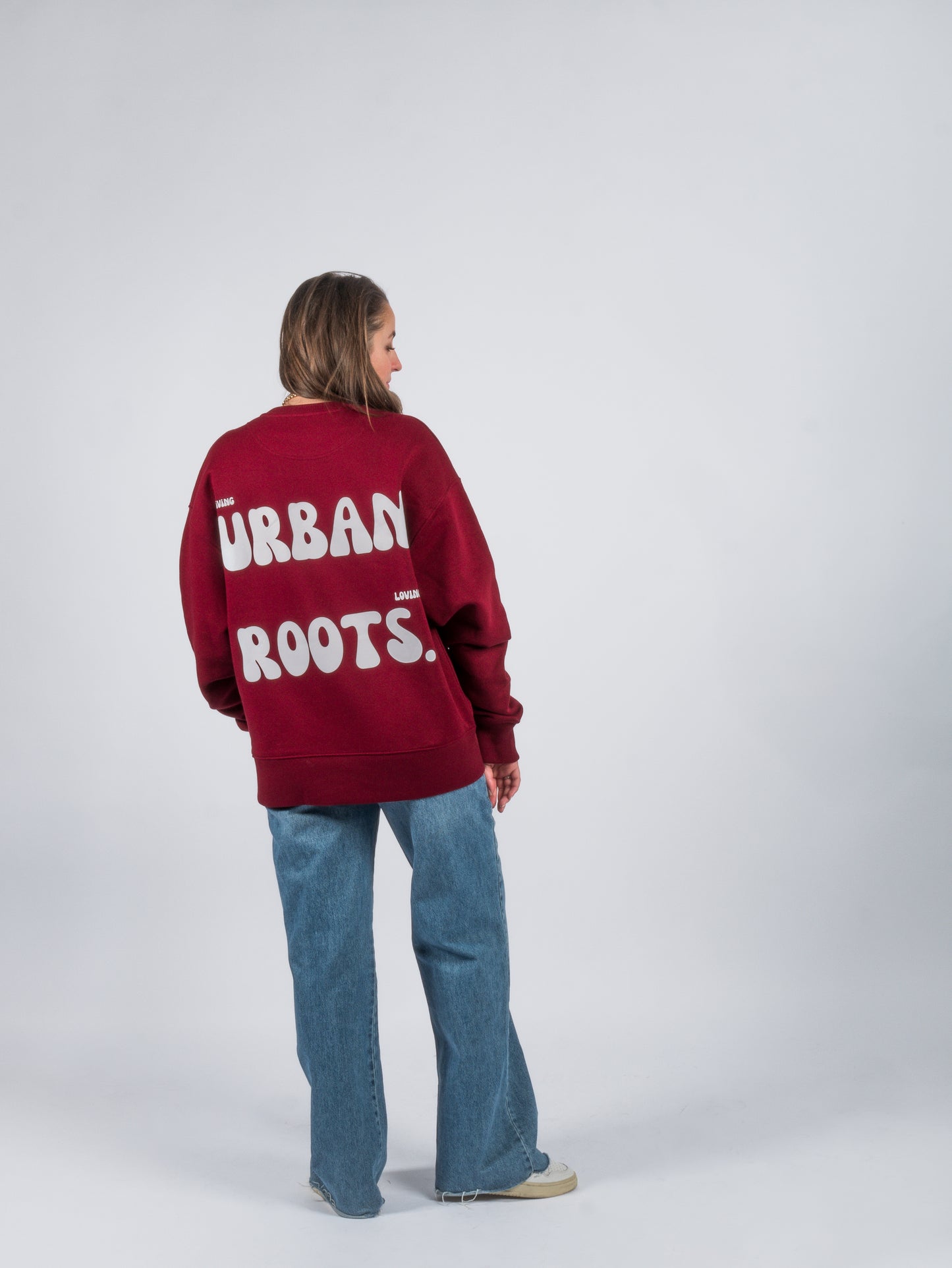 Crewneck Urban Roots bordeaux