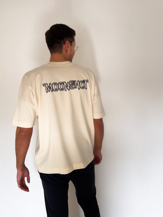 Tee Moonshot beige black