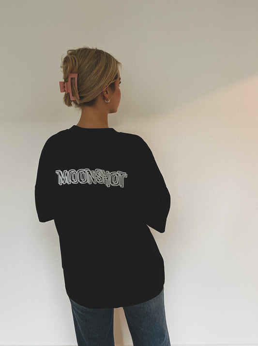 Tee Moonshot black white
