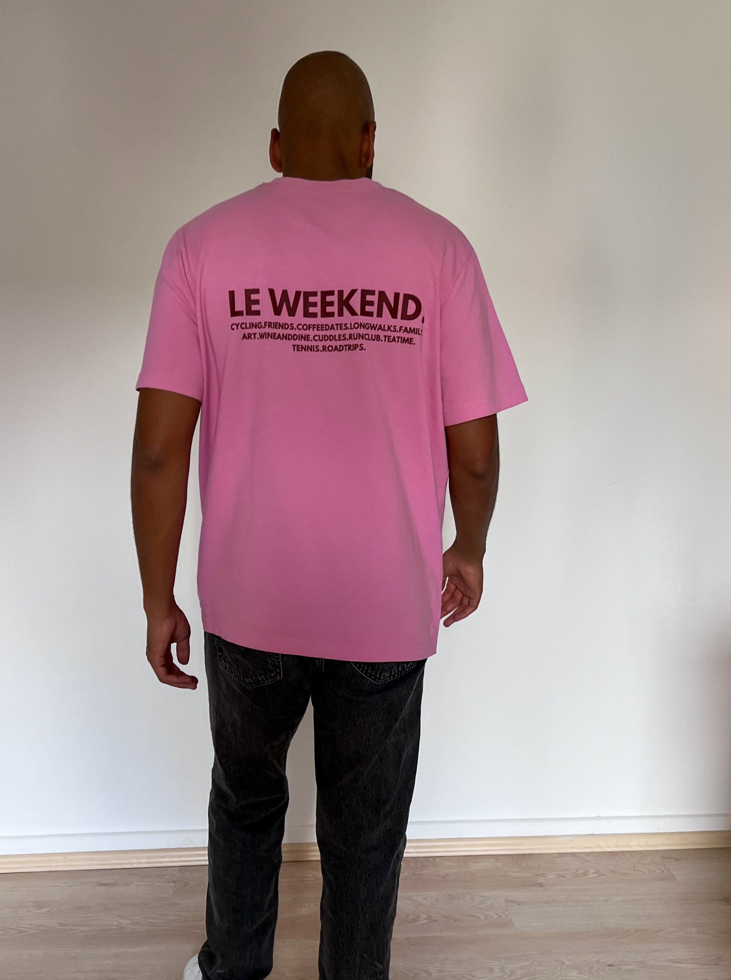 Tee Le Weekend. Summer edition pink/red